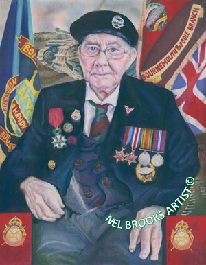 Portrait picture of Veteran Bill Stebbings
